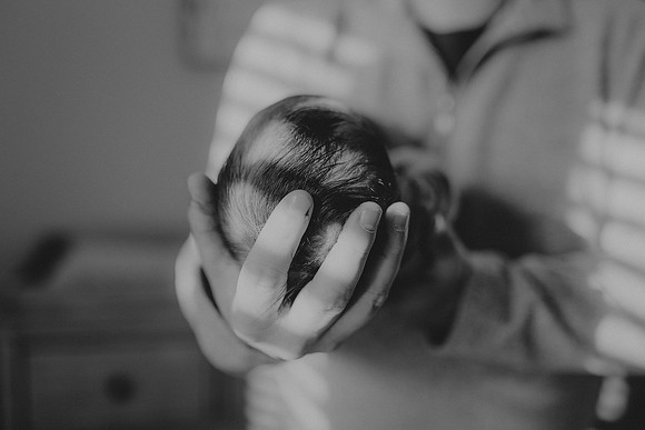 Baby Isaac74bw