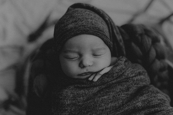 Baby Isaac94bw