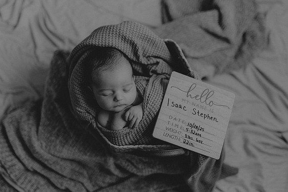 Baby Isaac118bw