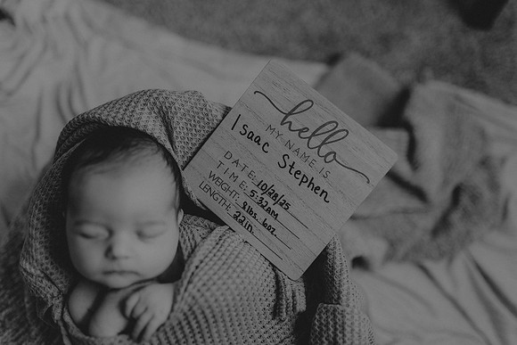 Baby Isaac120bw