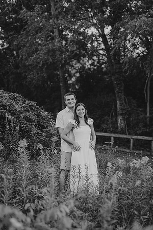 Cole and Grace Engagement2bw