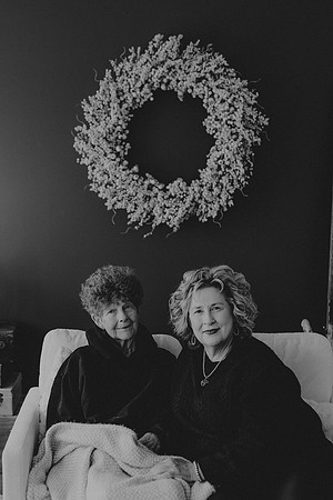 Mother and Daughter13bw